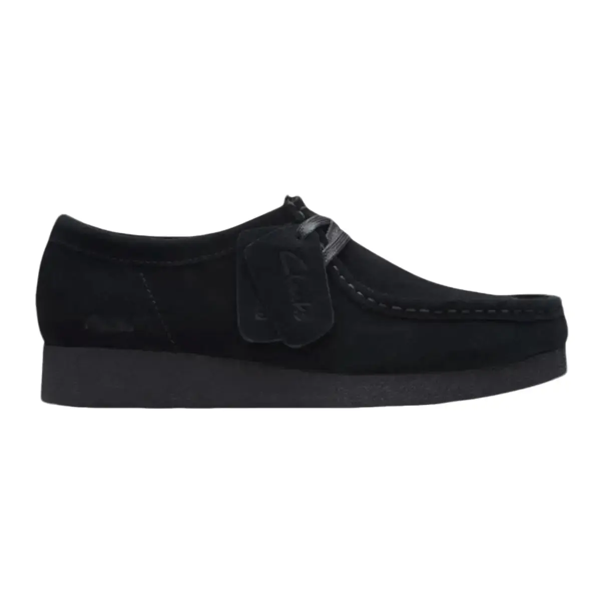 Clarks Wallabee Evo Black Suede Men's Fashion Shoes New