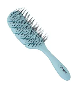 Tangols Eco-Friendly Detangling Hair Brush | Blue Cornstarch, Anti-Knot, Vented Spiral Design for All Hair Types