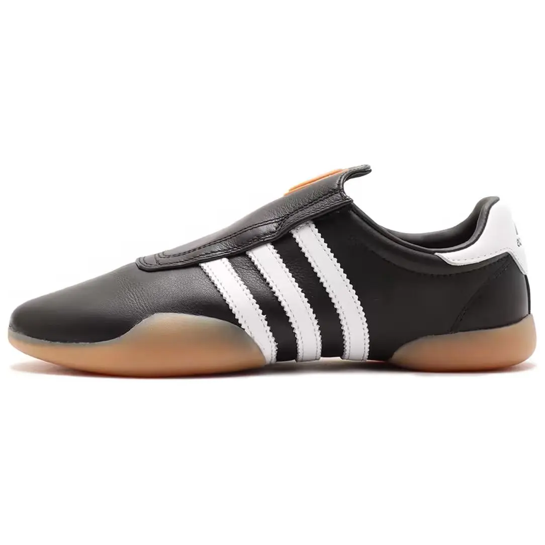 Adidas Wmns Taekwondo Mei Black White Gum' Durable Non-slip Low Top Sneakers Women's JQ3012