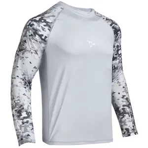【RODEEL】910 Long Sleeve Shirts Men UPF 50+ Sun UV Protection Lightweight Quick Dry Moisture Wicking Breathable Cooling Athletic Activewear for Outdoor Sports Gym Workout Hiking Camping Running Fishing Boating Construction Landscaping, Holiday Gift