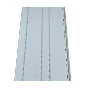 Mobile Home Rustique RIBB Vinyl Skirting White Vented 16" x 46" Panel (8 Pack)