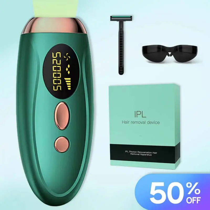 At-Home Laser Hair Removal with 45°F Ice-Cooling Tech: Painless & Permanent Hair Reduction for Full Body & Face