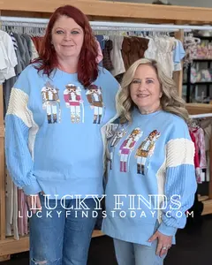 Holiday Sequin Nutcracker Top D1608