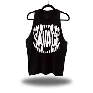 SAVAGE TEETH STRINGER TANK TOP