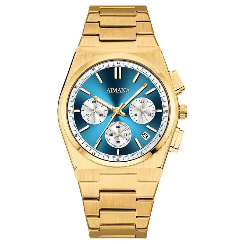 AIMANA casual business watch offers two dial color options, water- and scratch-resistant durability, ultra-bright luminous functionality, and a precision-engineered movement—unleashing timeless charm and confident appeal.