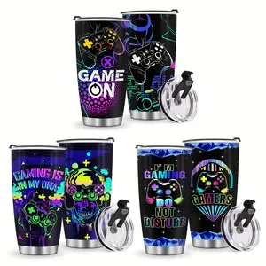 Funny Gamer 20oz Tumbler Gaming Is In My DNA Travel Coffee Mug Gaming Do Not Disturb Unique Birthday Presents for Teens Boys Men Video Game Lovers Gift Idea
