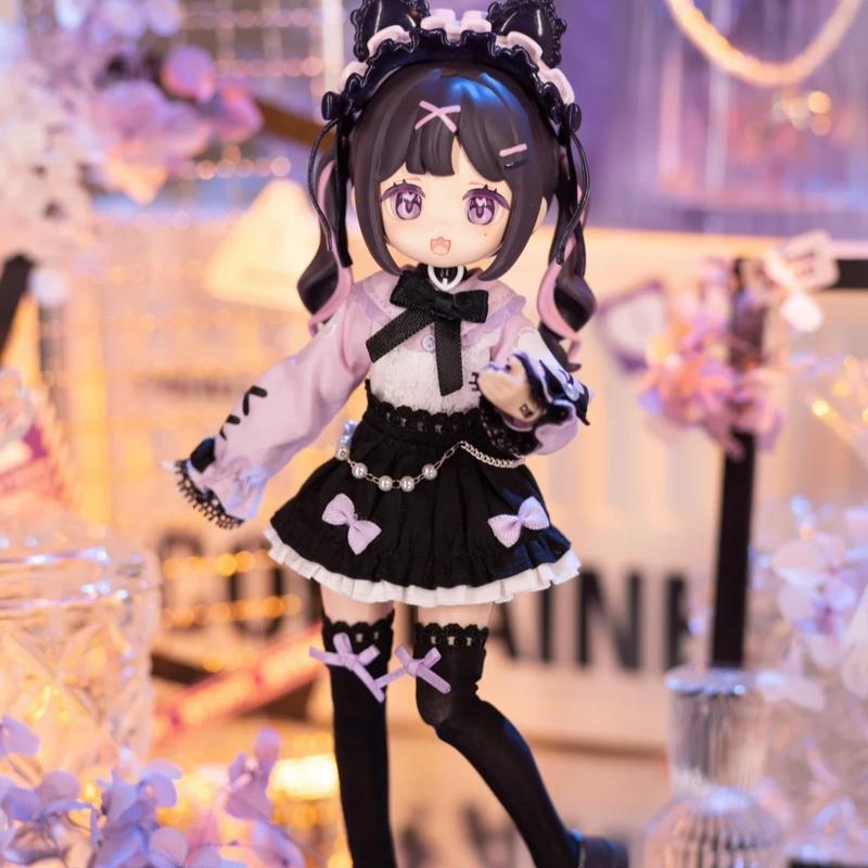 Electronic Cute Pet Series BJD Blind Box, Collectible Electronic Pet Game World 1/12 Ball Jointed Doll, Cute Dress Up Doll with Joints Collection Action Figure Toys Playset Birthday Christmas Gifts for Girls Boys