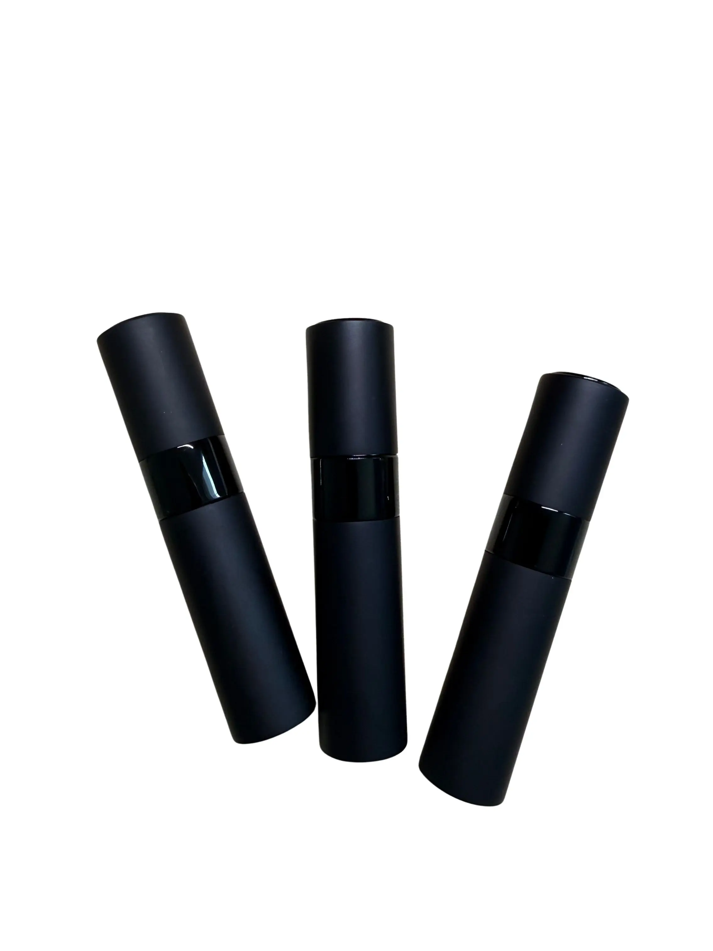 Vaporé | Matte Black Refillable Perfume Cologne Spray Bottle (THREE PACK)