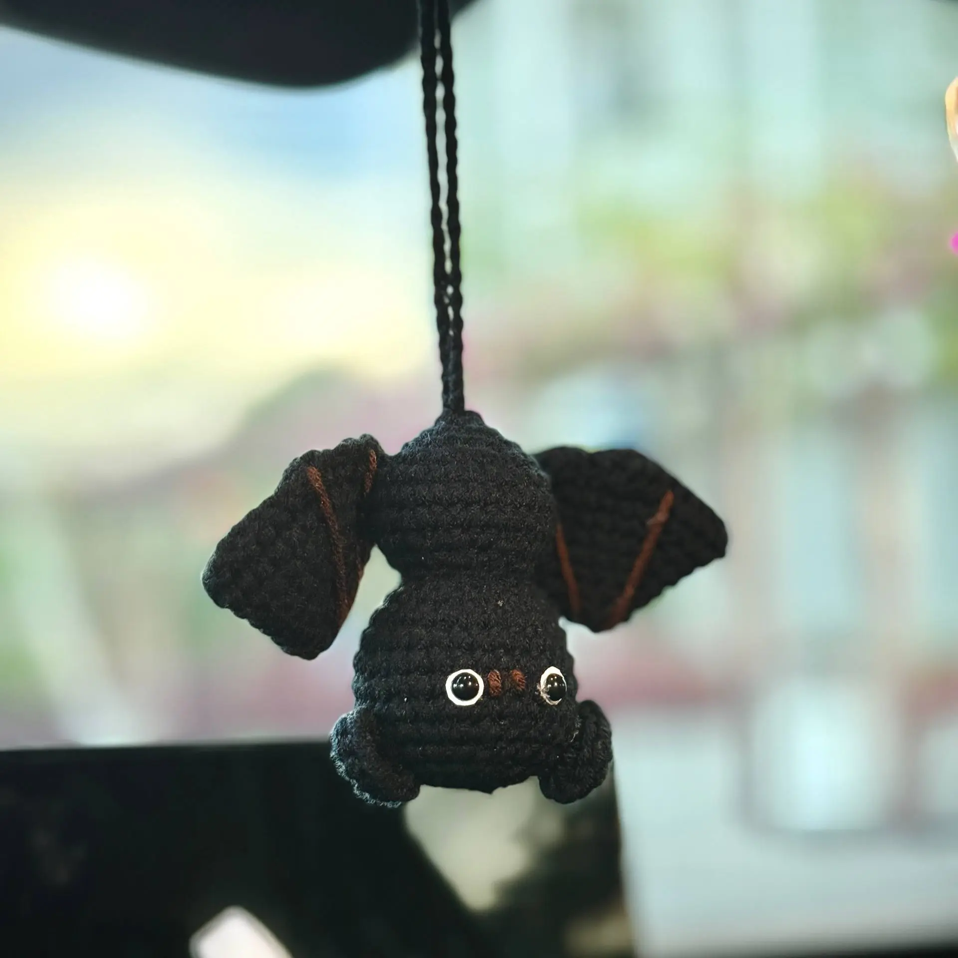 Crochet Bat Spooky Halloween Car Hanger Stuff Accessories