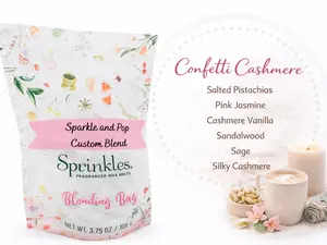 Pink Zebra Wax Melts Custom Blend- Confetti Cashmere Wax Melts- 3.75 Oz Bag Fragrance Melts