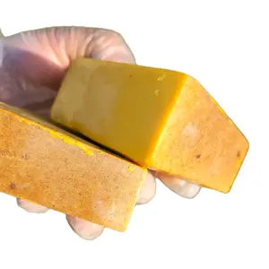 Lemon Turmeric & Kojic Acid Soap for Dark Spot Reduction and Acne Improvement Body Care Moisturizer Daily Lavender Shea Coconut Gentle