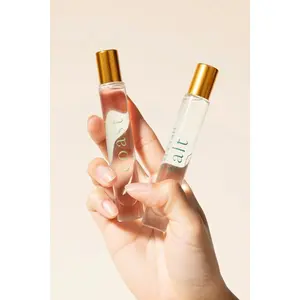Unisex Coast+Salt Perfume Roller, Citrus Aromatic Scent, Clean Sunny Scent