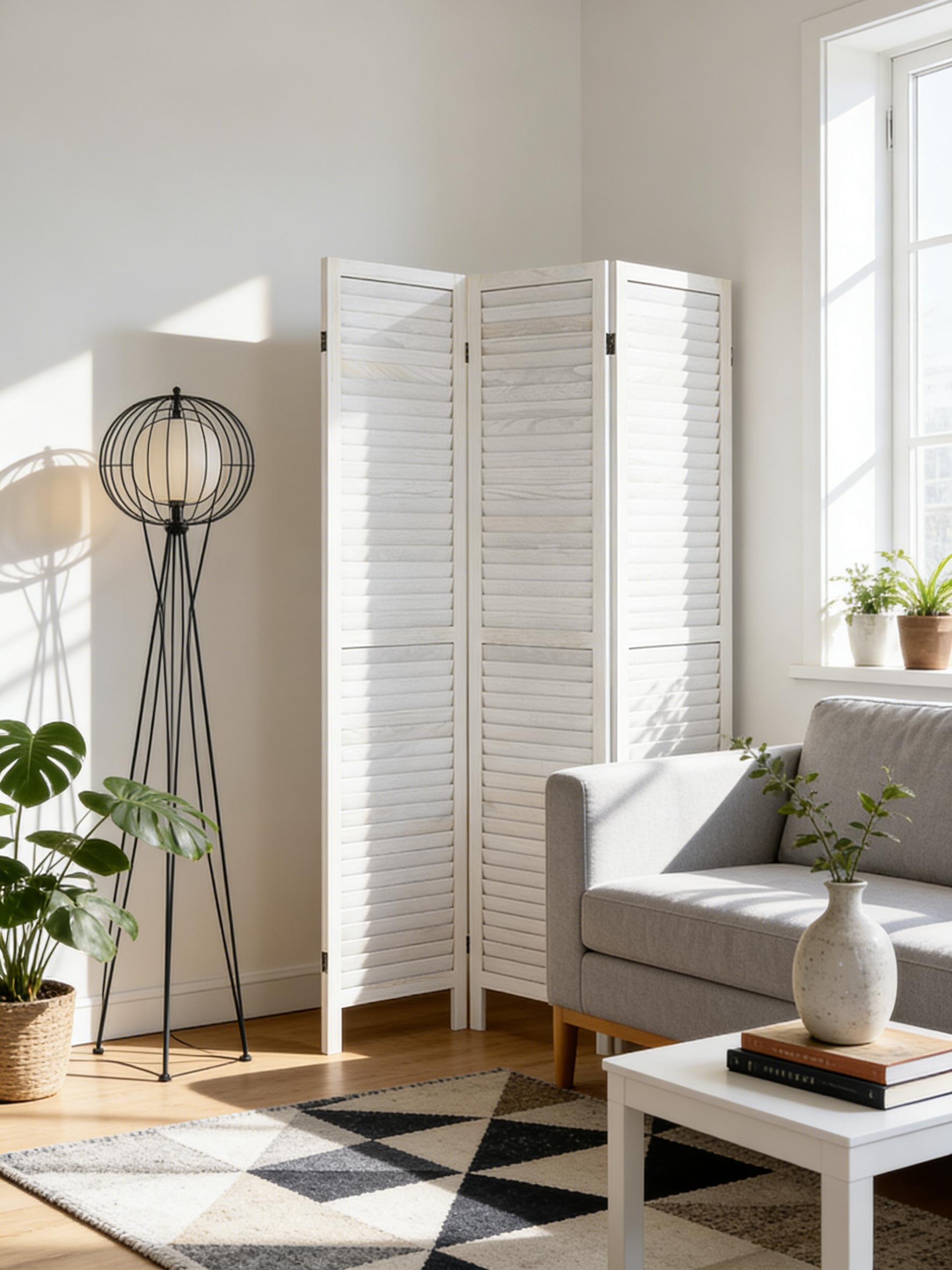 Fionafurn8PanelRoomDivider-FoldingPartitionPrivacyScreen,67"TallLouveredWoodWhiteDividerforHomeBedroomLivingRoomApartmentDorm,PortableFreestandingWallSeparator,NoAssemblyNeeded,360°Hinges,Light&AirFlow Fionafurn8PanelRoomDivider-FoldingPartitionPrivacyScreen,67"TallLouveredWoodWhiteDividerforHomeBedroomLivingRoomApartmentDorm,PortableFreestandingWallSeparator,NoAssemblyNeeded,360°Hinges,Light&AirFlow