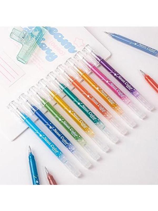 Premium Glitter Gel Pens – Smooth Ink for Creative Writing & Drawing
