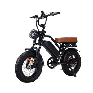 Off-Road Electric Bike | Outdoor Adventure & Urban Commuting | 1000W Motor | 50 Miles Range | 21 MPH | Front Suspension