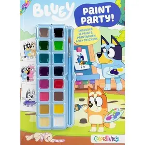 Bluey Colortivity: Paint Party! -- Editors of Studio Fun International, Paperback