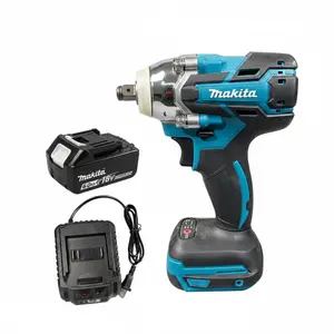 Makita TW004G 1/2″ Drive Impact Wrench for Heavy Duty Automotive and Construction Tasks, Designed for Tightening Bolts and Removing Rusted Nuts, Featuring 350N·m Max Fastening Torque with 630N·m Nut Busting Torque and Compact Build for Confined Spaces
