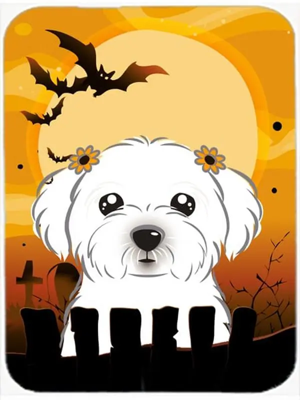 Halloween Artist Print Tempered Glass Chopping Board - Large, Heat Resistant, Non-Slip Durable Kitchenware, Bright Colorful Cutting Board, 12l x 0.2w x 15h in, 6lbs Household Product, Rectangular