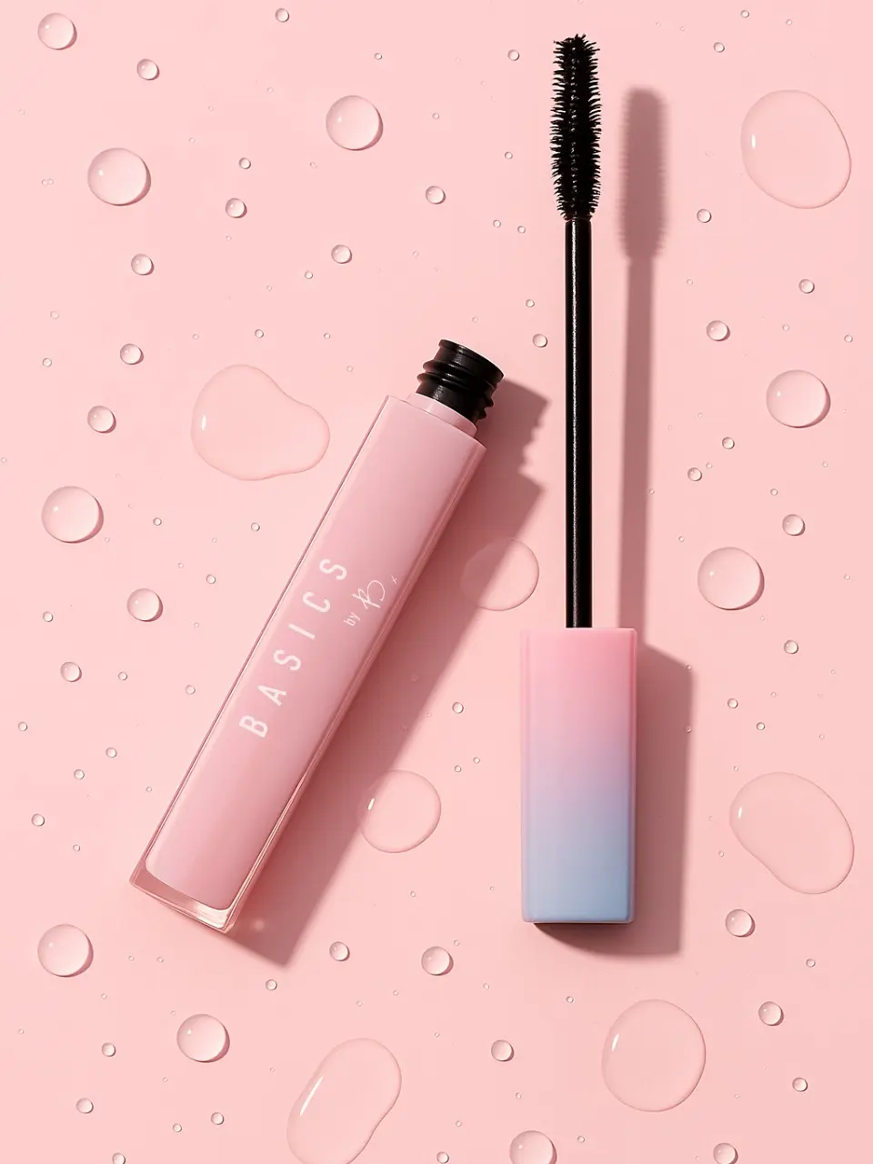 Basics By B Lash Lifting DRAMA Mascara – Vegan, Cruelty-Free, Waterproof, Precision Lifting Bristles for Dramatic Length & Volume
