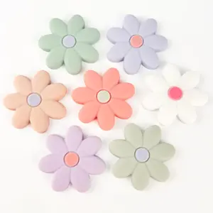 Silcone Flower Magnets Refrigerator - 7 PCS, 7 Color Locker Accessories Fridge Magnet Locker Decor, Cute Whiteboard Magnets, Locker Decorations