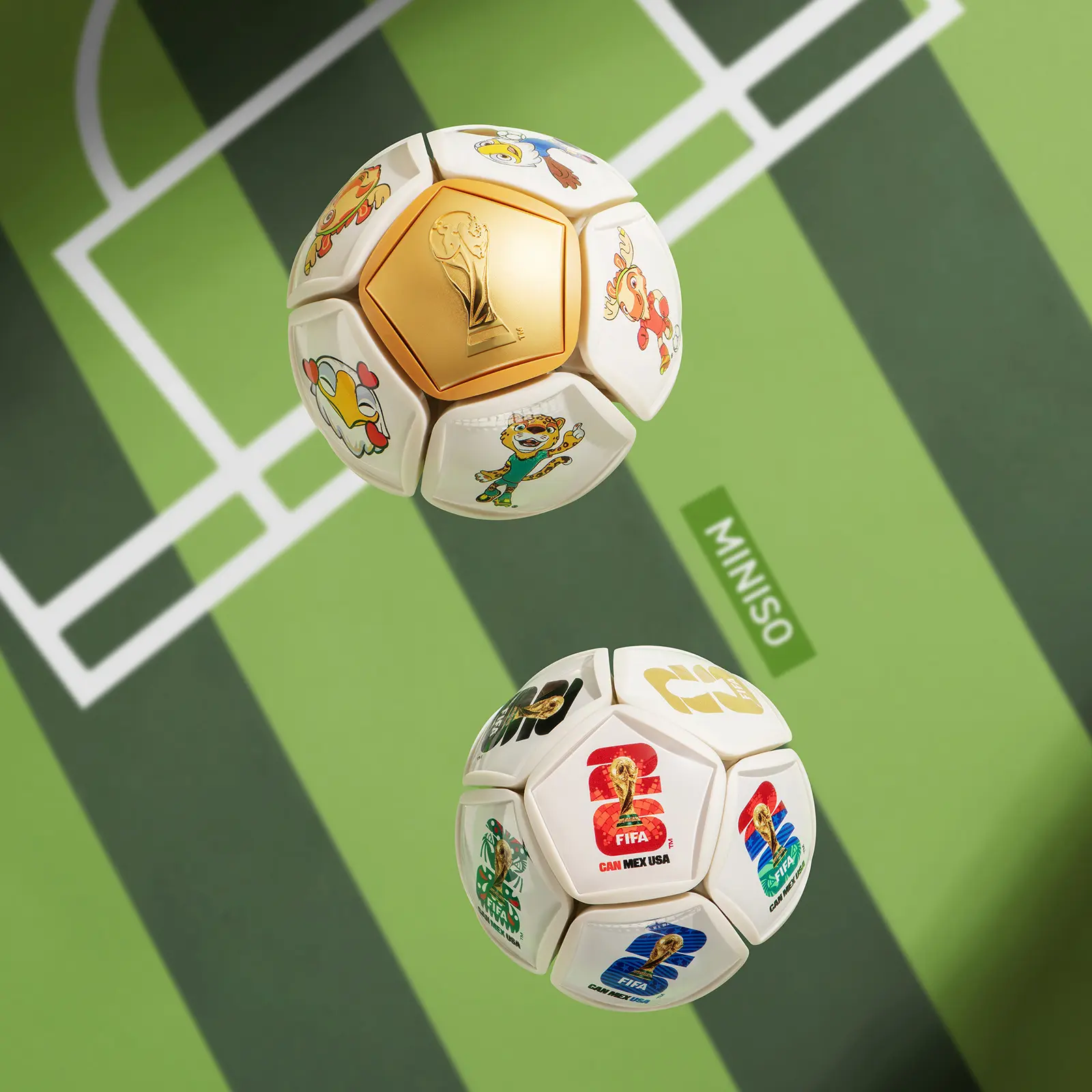 Official FIFA World Cup 2026 Puzzle Magnet Ball Blind Box Buildable Soccer Collectible Mystery Mini Figure with Magnetic & Jigsaw Design for Fans, Back To School