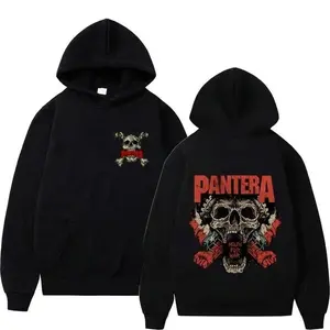 AniStreet Wear Pantera Heavy Metal Band Theme Hoodies for Men New & Sweatshirts Pullovers Soft Hoodie Hoody Y2k Essentials Hooded Sweatshirt Graphic