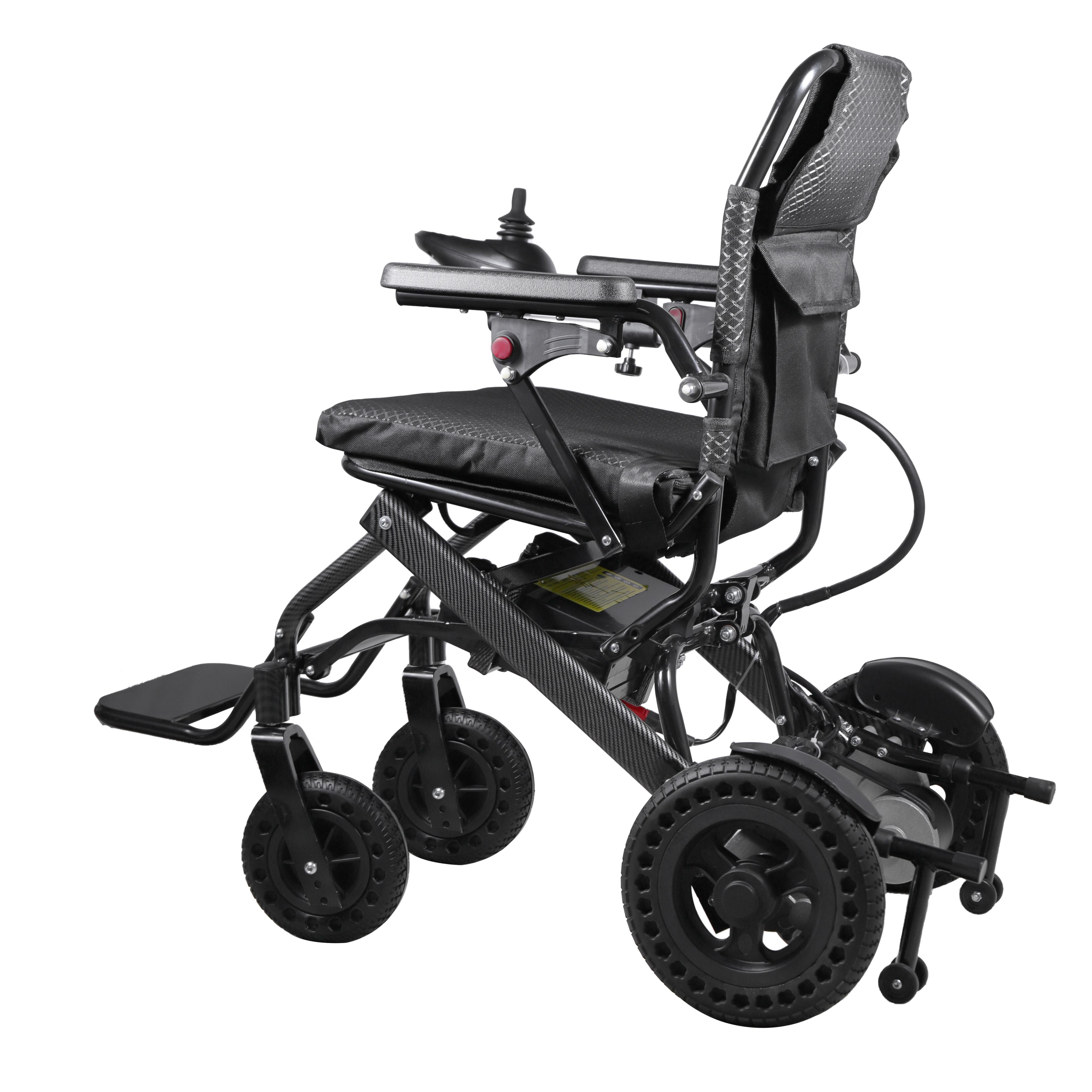 Zigtik EW7 Electric Wheelchair Adults Lightweight Folding -13 Miles Range Motorized Power Chair Indoor Outdoor