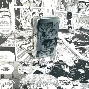 Eren Manga Panel Eyes Attack on Titan Anime-Inspired Universal Lighter Case - Stylish Durable Protective, Lightweight