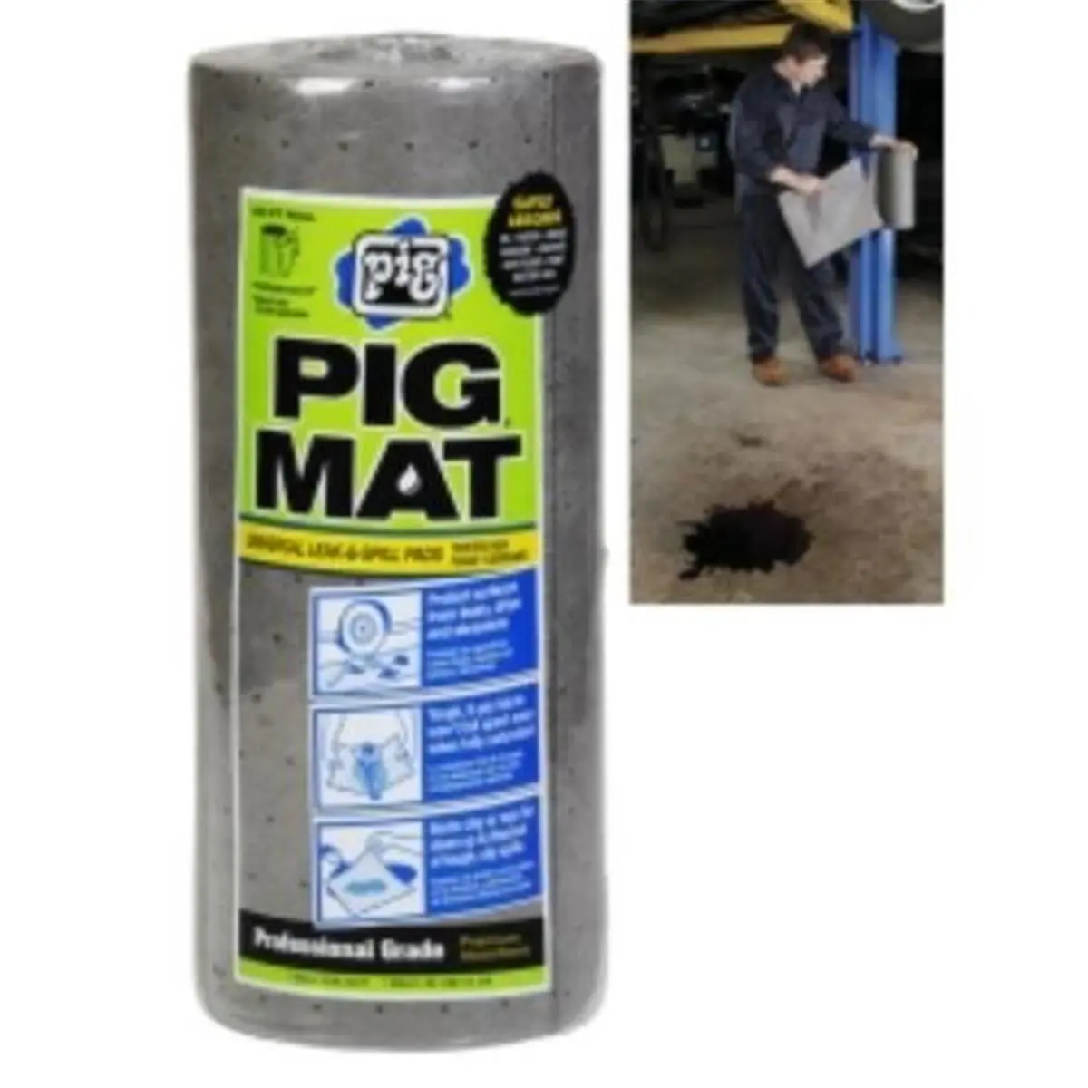 212 MAIN Universal Lightweight Absorbent Cleaning Mat Roll - 15x50 in, 8-Layer Polypropylene (50% Recycled Fibers), Durable, Portable, Non-Invasive, Won’t Damage Sensors, Perforated Tear Design for Irons & Household Appliances, Eight Layers Of Polypropyle