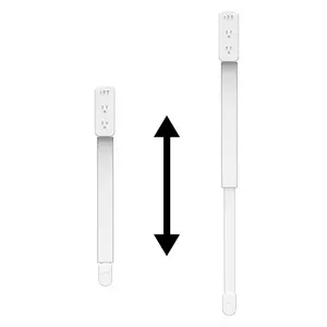 Electrical Outlet Extender. Access Hard-to-Reach Outlets! Features USB-A, USB-C, and 2 AC Outlets, Extends 22"-34", Rotates 180°. Use Behind Couches, Nightstands, Desks, and More.