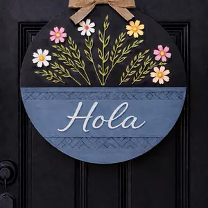 Spring Door Sign | Seasonal Door Hanger