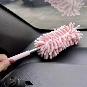 Mini Car Duster Brush, Extendable Microfiber Dusting Tool with Comfortable Handle for Home and Auto Interior Cleaning, Automotive Cleaning Tool, House Cleaning Tools, Cleaner