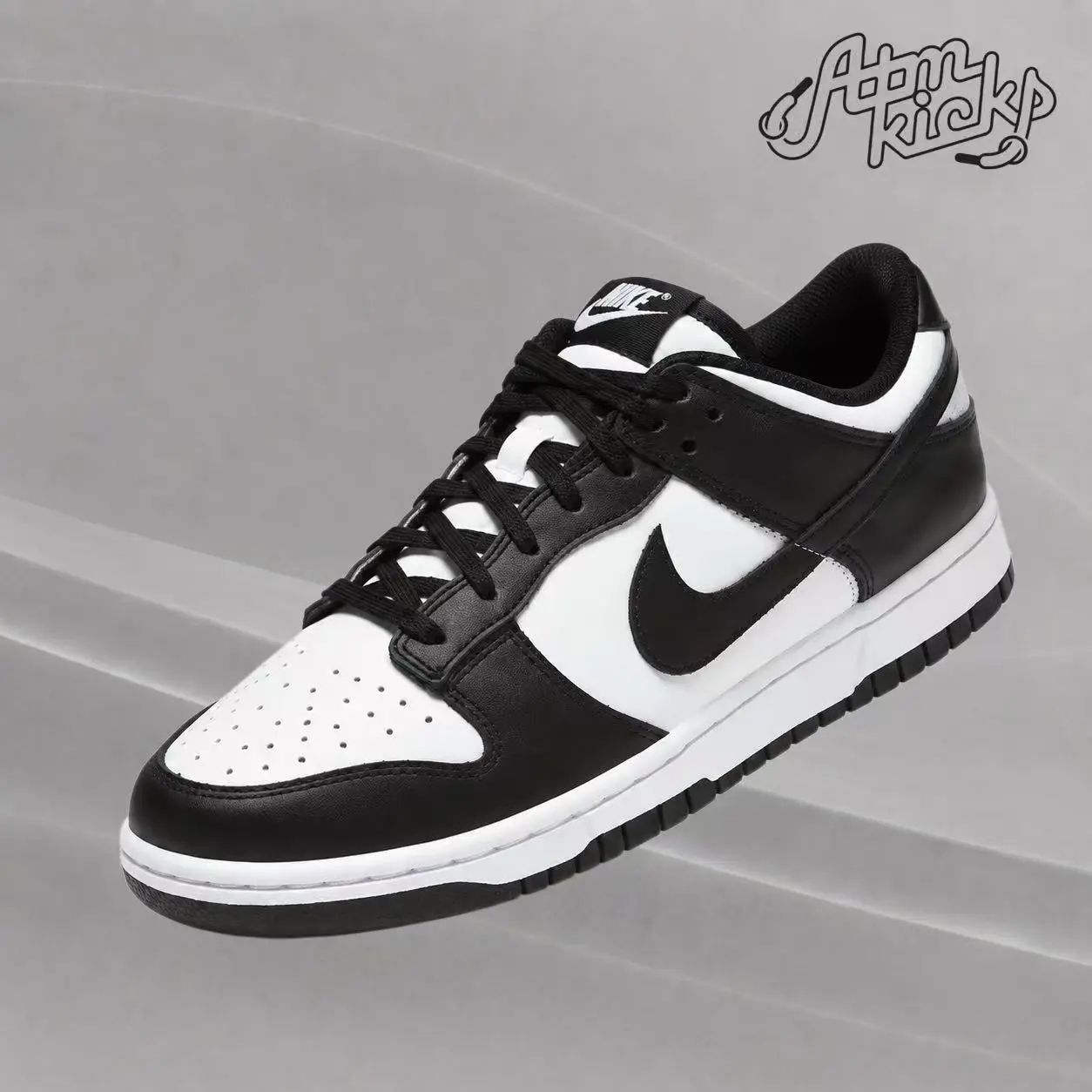 Nike Dunk Low Retro White Black Panda (W) Women's Authentic Shoes Footwear Sneaker Trainer Comfortable Walking Fashion Trending Gift