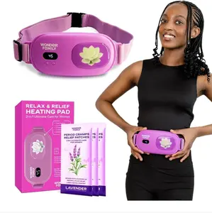 Portable Heating Pad for Period Cramps - Cordless Heating Pad for Women's Back & Belly