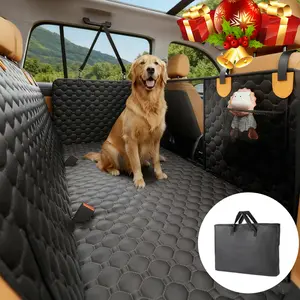 Nw 8Lbs Back Seat Extender for Dogs with Hard Bottom, 100% Waterproof Dog Car Hammock & Seat Cover for SUVs and Trucks, Non-Slip Pet Car Bench