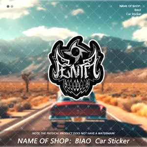 Penta Cero Miedo - Pentagon Small Sticker - Car Decal, Bumper Sticker Decoration, Waterproof, UV Protection, Fog Effect, Vinyl Sticker, Suitable for Cars, Laptops, Helmets, Motorcycles, Toolboxes, Refrigerators, Scooter Stickers