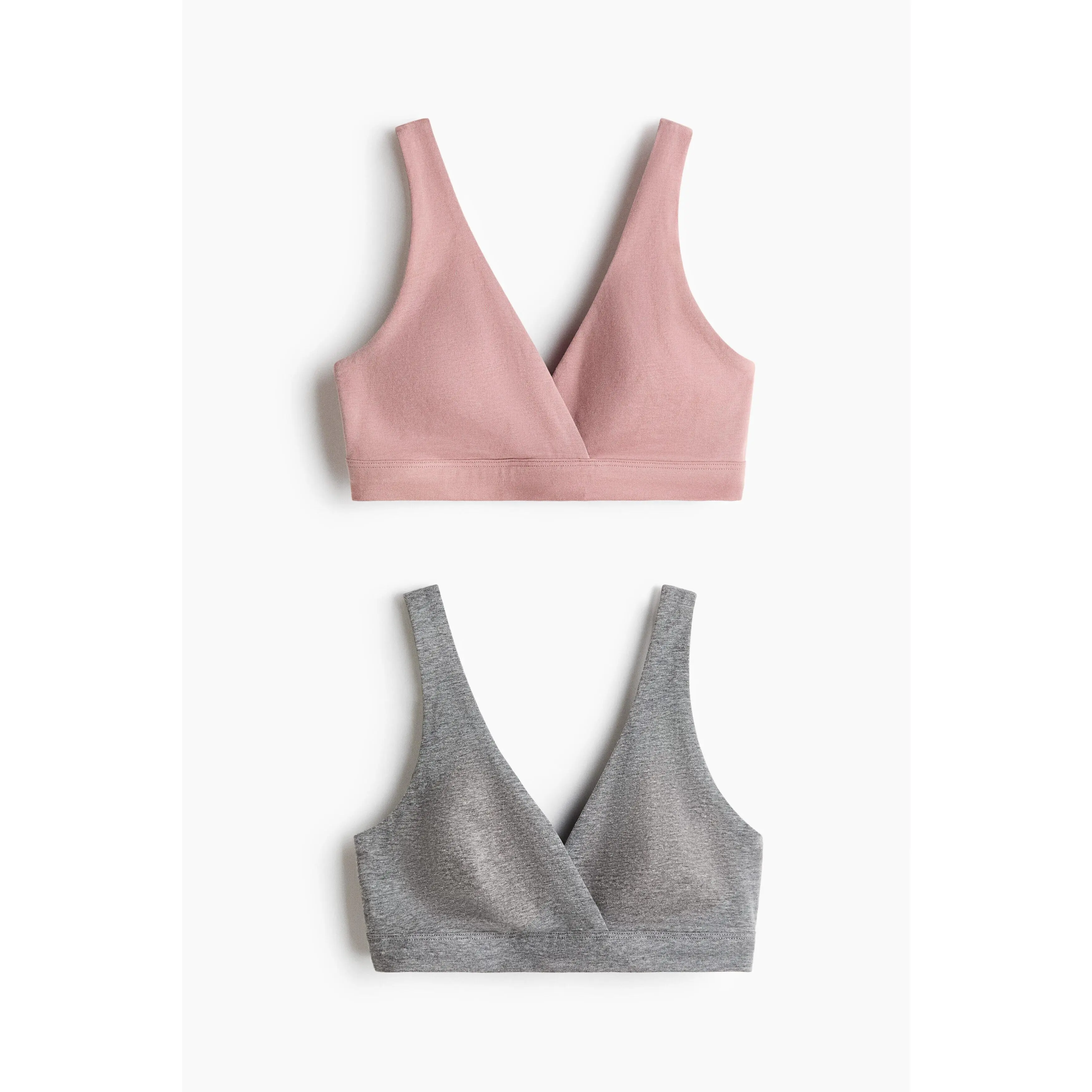 H&M MAMA 2-pack cotton nursing bras