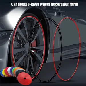 1pc Car wheel hub protection ring, tire protection ring, wheel hub decoration ring, anti-collision strip, Rims