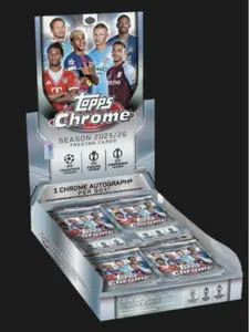 25/26 Topps Chrome UEFA Club Competitions FDI Hobby Box