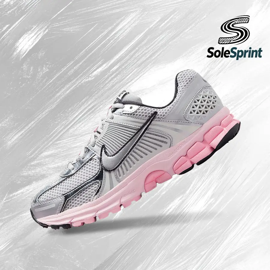 Nike Zoom Vomero 5 Photon Dust Pink Foam (Women's)– Women's Lifestyle Sneakers – Shoes For Woman-Vintage-Spring & Summer-Inspired Running Shoes, Shock-Absorbing Comfort, Gym To Streetwear Casual Wear-Mother's Day Gifts-Father's Day Gift–HF1877 001
