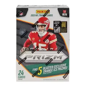 2025 Prizm Football Hobby Blaster - Orange Ice - Opened Live NFL Trading Card