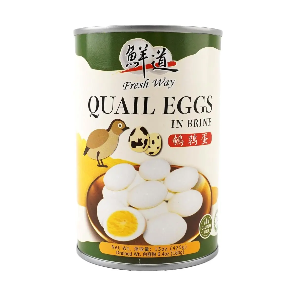 FRESHWAY Peeled Quail Eggs 425g - Perfect for Hot Pot and Spicy Dishes