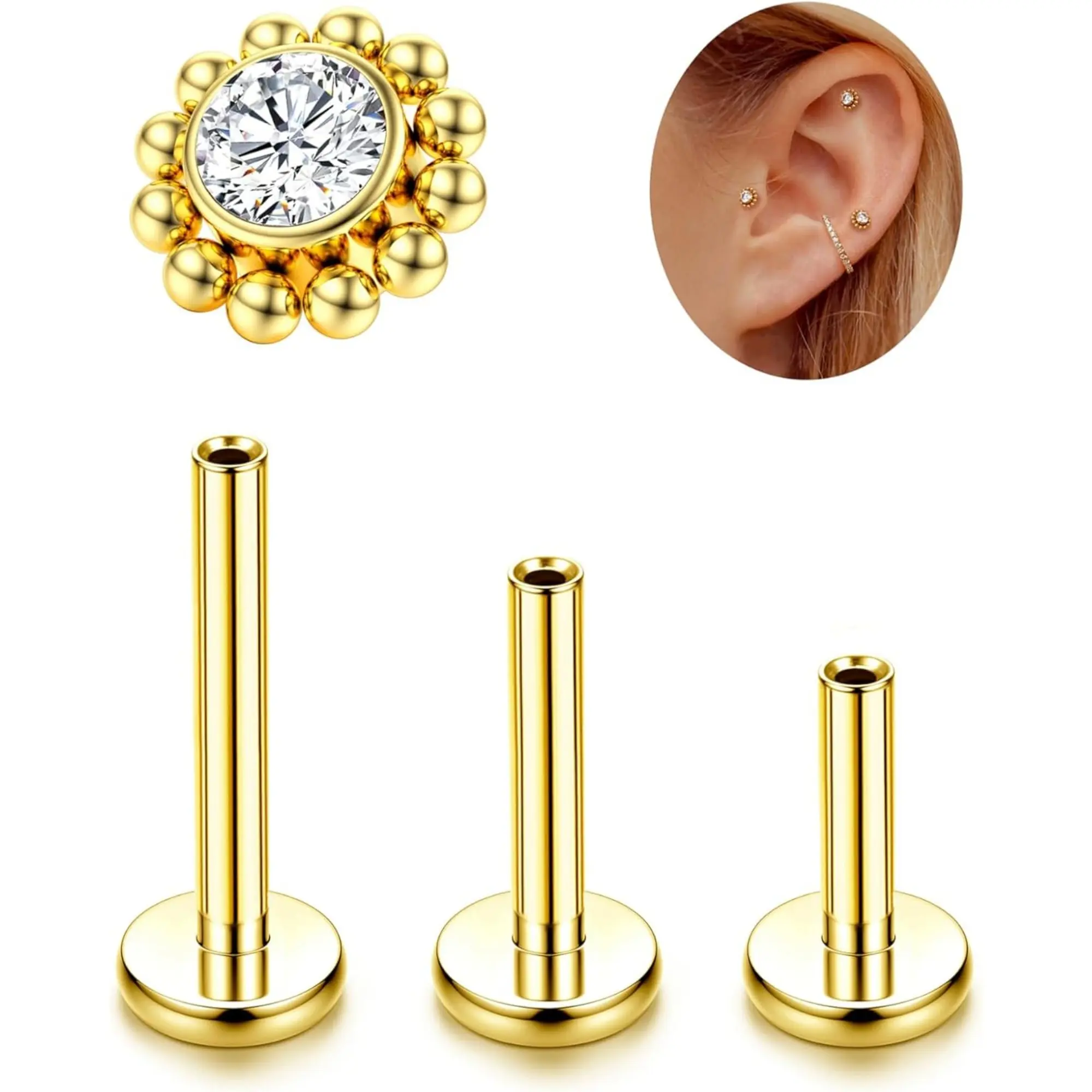 Flower-14K Gold