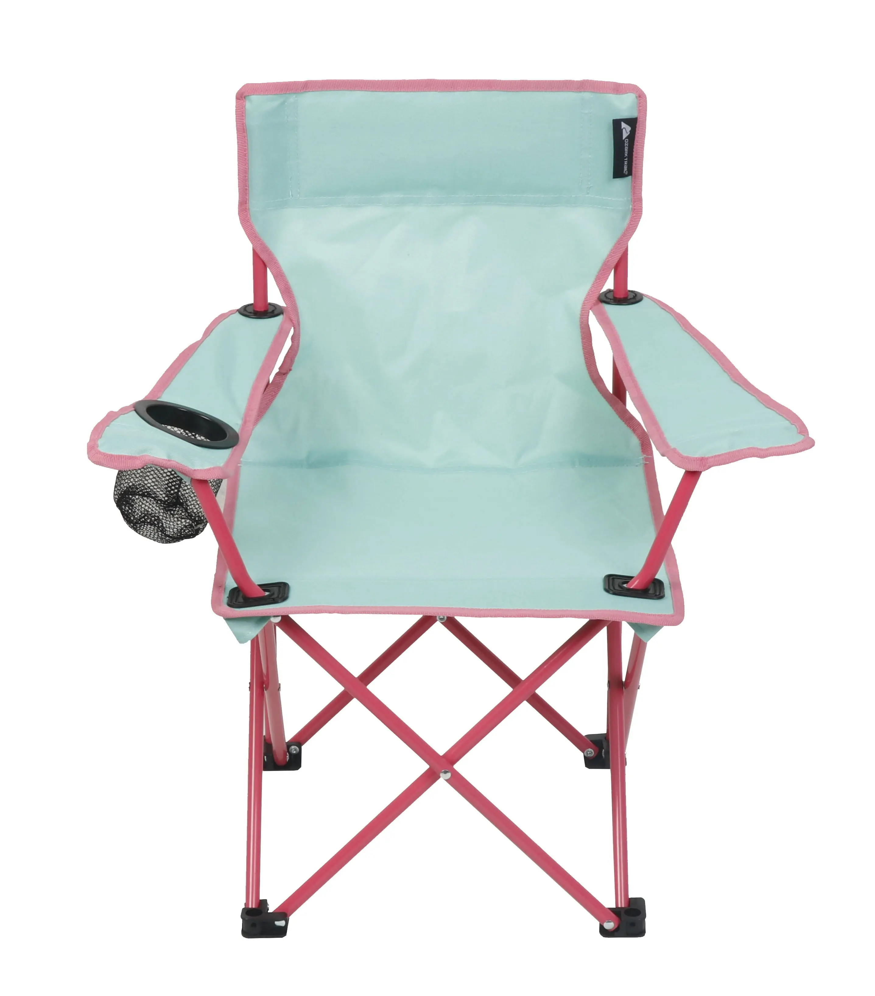 Ozark Trail Kids Camping Chair with Cupholder, Green