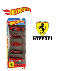 2026 Hot Wheels Ferrari 5-Pack 1:64 Diecast Model Car JLN12-7E In Stock Ready to ship
