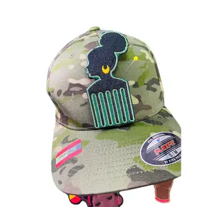 Afro Pick Embroidered Iron-On Patch - Fashion Patch for Joggers, Bags, Hoodies & More - Custom Order Available
