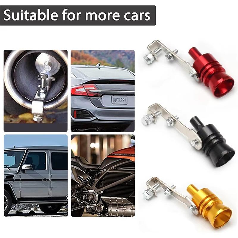 Car Muffler Turbo Whistle Exhaust Pipe Oversized Roar Maker Car Accessories XL
