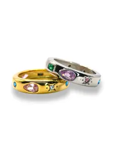 Women's Gemstone Accent Rings for Fashionable Accessory