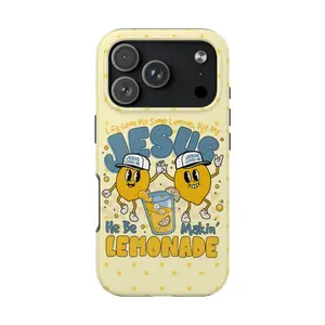 Life Gave Me Some Lemons Phone case, He Be Makin' Lemonade Phone case for iphone, Christian phone case