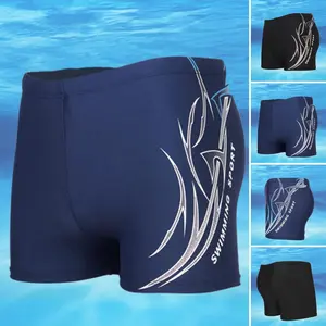 Men's Plus Size Boxer Swimming Shorts
